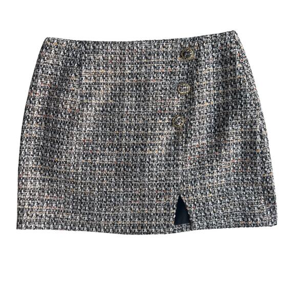 NWT Gianni Bini Caramel Samoa Tweed Mini Skirt Edinburgh Sizes 10 & 12 - Picture 3 of 8